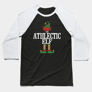 Athlectic Elf Matching Family Group Christmas Party Pajamas Baseball T-Shirt